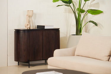 Dressoir Mokka - Donkerbruin 115cm