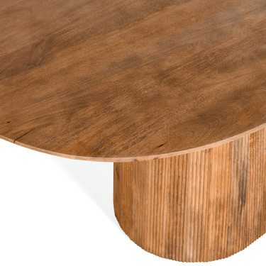 Eettafel Mokka - Lichtbruin 180cm