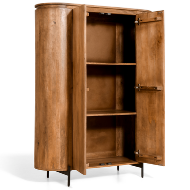 Wandkast Mokka - Lichtbruin 115cm