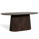 Eettafel Mokka - Donkerbruin 180cm