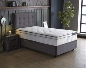 Storage Box Spring Modebedd Anthracite – 90x200 cm