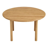 Jena Salontafel van eiken naturel Ø70 cm - naturel en bruin - Mooier Thuis
