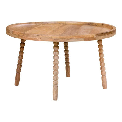 Jammu Salontafel van mangohout naturel Ø60 cm