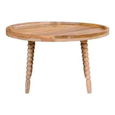 Jammu Salontafel van mangohout naturel Ø60 cm