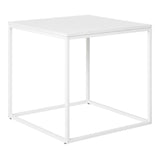 Vita Bijzettafel vierkant wit - 45 cm breed - Mooier Thuis