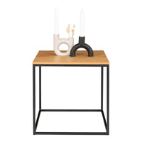 Vita Bijzettafel eikenlook naturel Ø45 cm - afbeelding 2