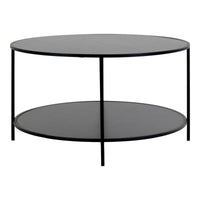 House of Nordic Table Salontafel zwart Ø80 cm - Mooier Thuis