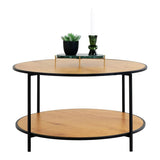 Vita Salontafel eikenlook naturel Ø80 cm - naturel en bruin - Mooier Thuis