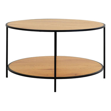 Vita Salontafel eikenlook naturel Ø80 cm