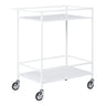 Vita Barwagen met 2 legplanken wit 68 cm - staal - Mooier Thuis