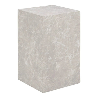 Prague Bijzettafel marmerlook 30×30×50