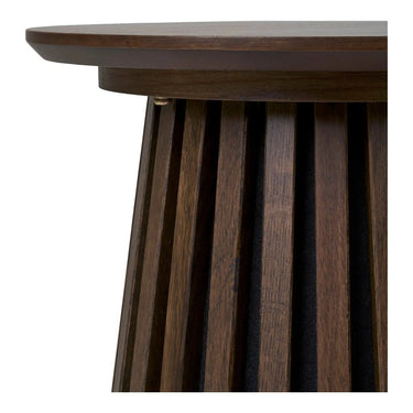 Osaka Bijzettafel eikenfineer smoked Ø40 cm