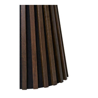 House of Nordic Osaka Bijzettafel eikenfineer smoked Ø40 cm - Mooier Thuis