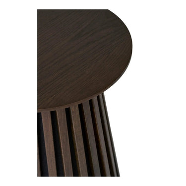 Osaka Bijzettafel eikenfineer smoked Ø40 cm