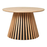 Osaka Salontafel oak Ø70 cm - bruin en naturel - Mooier Thuis