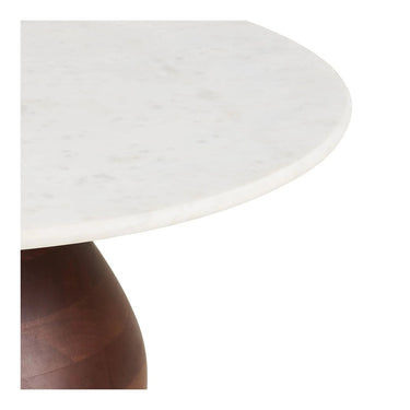 Heide Salontafel mangohout met marmeren blad