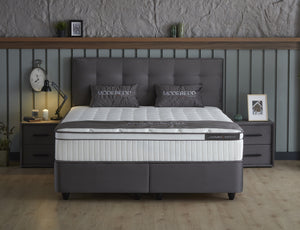 Storage Boxspring Modebedd Anthracite – 160x200 cm