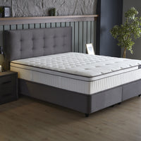 Opbergboxspring Modebedd Antraciet – 160x200 cm