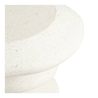 House of Nordic Blackburn Bijzettafel van fiberclay wit Ø36 cm - Mooier Thuis