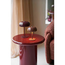 House of Nordic Otago Bijzettafel bordeaux Ø45 cm - Mooier Thuis