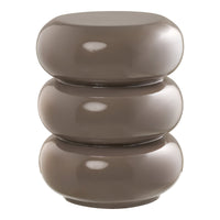 Rosolina Bijzettafel Fiberglas Bruin Ø35,5 cm