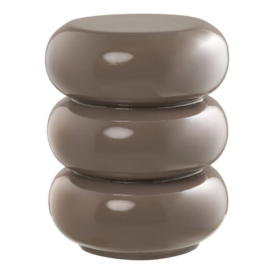 Rosolina Bijzettafel Fiberglas Bruin Ø35,5 cm