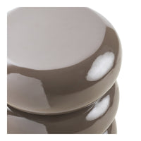 Rosolina Bijzettafel Fiberglas Bruin Ø35,5 cm