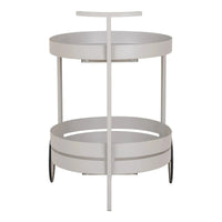 House of Nordic Beja Barwagen grijs met 2 planken 40 cm