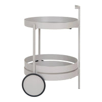 House of Nordic Beja Barwagen grijs met 2 planken 40 cm - Mooier Thuis