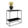 Vita Consoletafel zwart 80 cm - 36 cm breed - Mooier Thuis