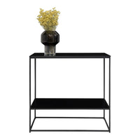House of Nordic Vita Consoletafel zwart 80 cm - Mooier Thuis