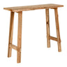 Girona Sidetable van teak naturel 90 cm consoletafel - naturel en bruin - Mooier Thuis