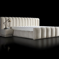Opbergboxspring Iosbedd Beige – 160x200 cm