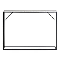 Vita Consoletafel travertijnlook zwart/naturel 110 cm - Mooier Thuis