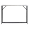 Vita Consoletafel travertijnlook zwart/naturel 110 cm - zwart en naturel - Mooier Thuis