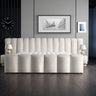 Opbergboxspring Iosbedd Beige – 180x200 cm - bouclé en metaal - Mooier Thuis