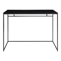 Vita Bureau Zwart met Zwart Frame 100 cm