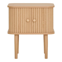 House of Nordic Nikko Bijzettafel met 2 deuren - naturel - Mooier Thuis