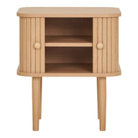 Nikko Bijzettafel met 2 deuren - naturel - Mooier Thuis