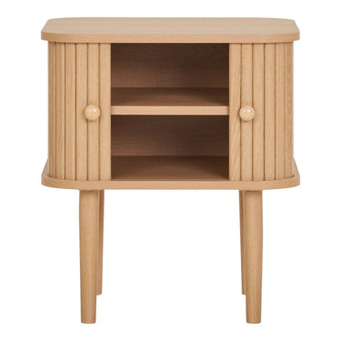 Nikko Bijzettafel met 2 deuren - naturel