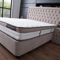 Opbergboxspring Oxybedd Beige – 160x200 cm