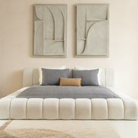 Platformbed Adore Classic Beige – 160x200 cm – Incl. Matras