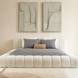 Platformbed Adore Classic Beige – 160x200 cm – Incl. Matras