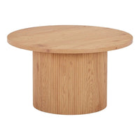 Boavista Salontafel houtlook naturel Ø80 cm - Mooier Thuis