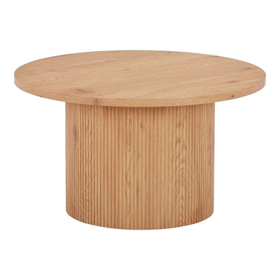 Boavista Coffee Table Natural Wood Look Ø80 cm