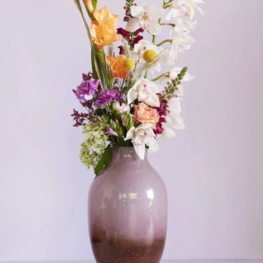 Posy-vaas bordeaux/roze