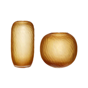 Molecuulvazen amber (set van 2)