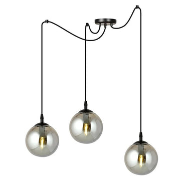 GIGI 3-lichts hanglamp - Smoked glas