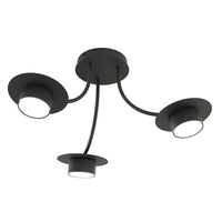 ENSO 3-lichts plafondlamp - Zwart - Mooier Thuis