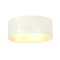 Aston plafondlamp 3-lichts wit goud